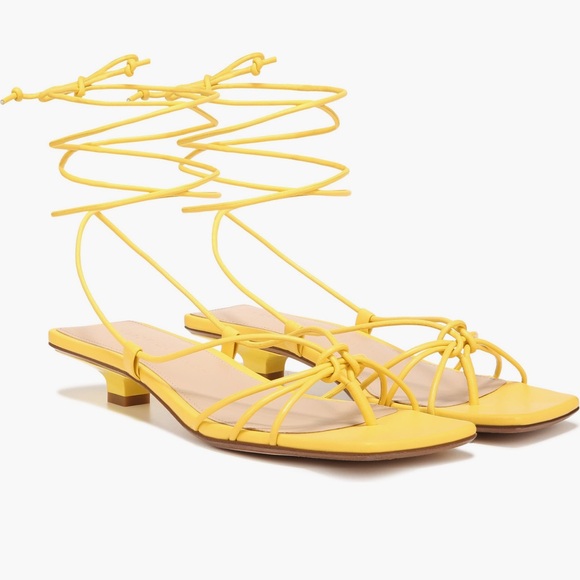 Veronica Beard Shoes - FREE SHIPPING Veronica Beard Foley Ankle Tie Sandal Color Pineapple